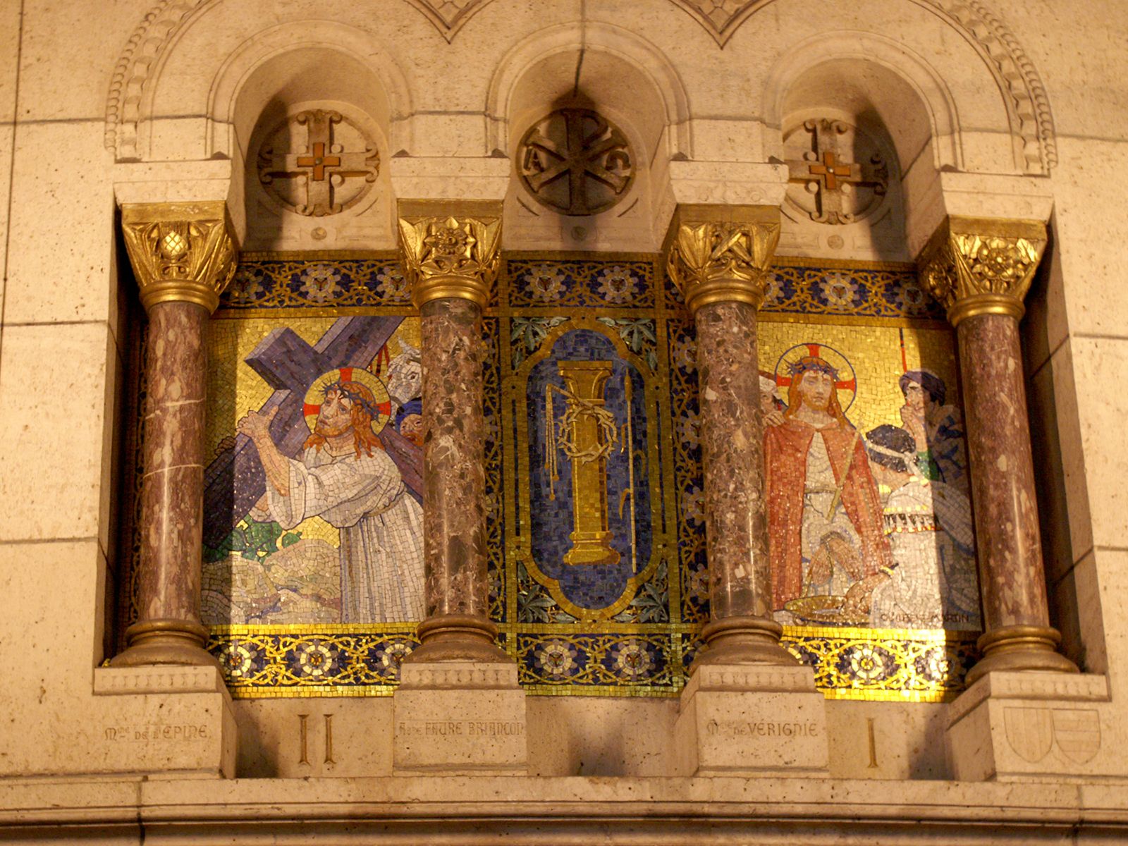 Mosaico religioso Via Crucis, 1600x1200 HD Ready, Notebook Gaming