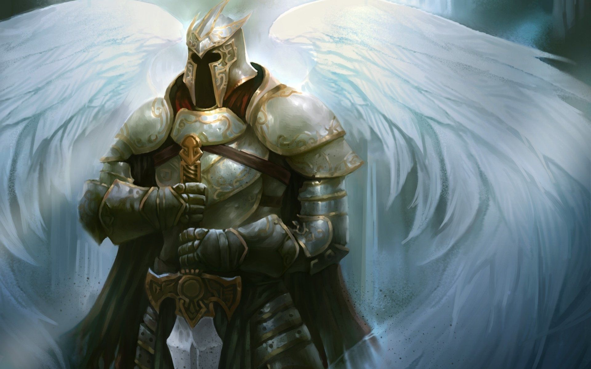Cavaliere alato con spada, 1920x1200 Full HD+ WUXGA, PC