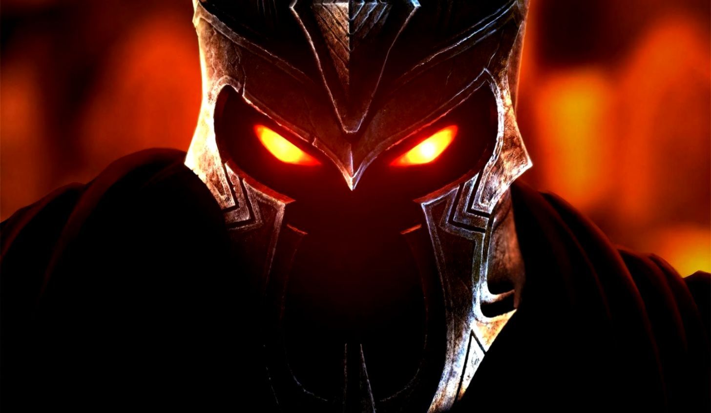 Cavaliere Nero Fortnite occhi rossi, 1456x846 HD, Desktop