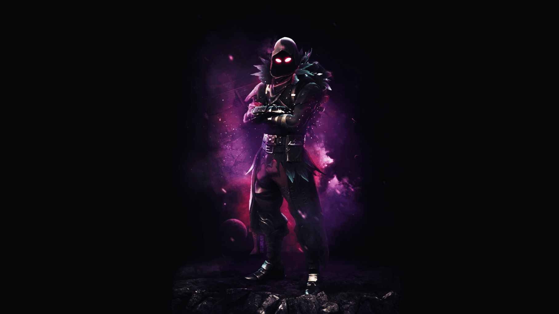 Cavaliere Nero Fortnite viola, 1816x1021 900p, PC