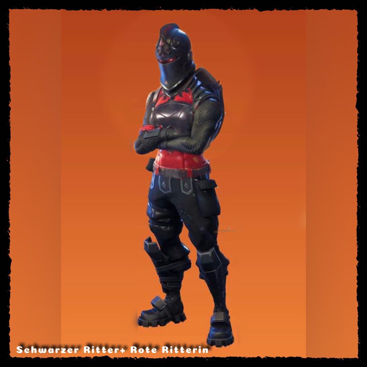 Cavaliere Nero e Rosso Fortnite, 1280x720 720p, PC