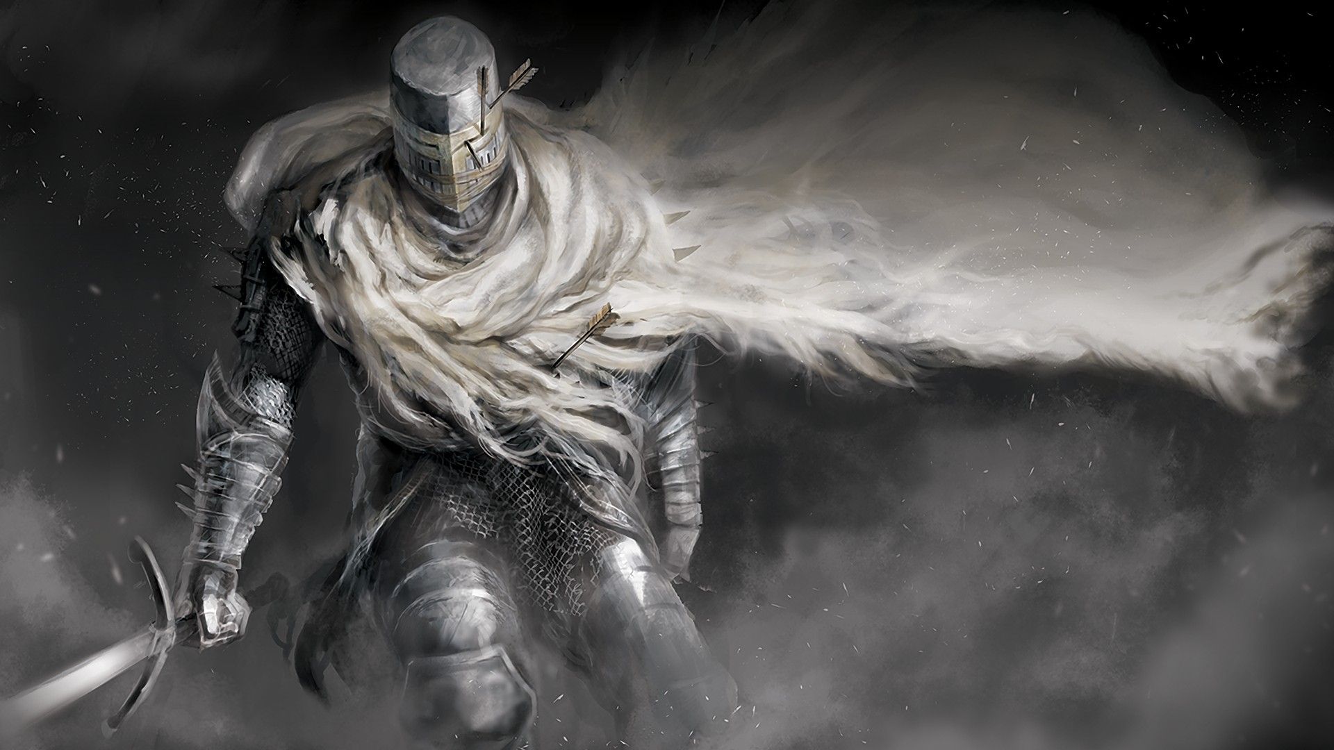 Cavaliere Dark Souls armatura, 1920x1080 Full HD, Laptop