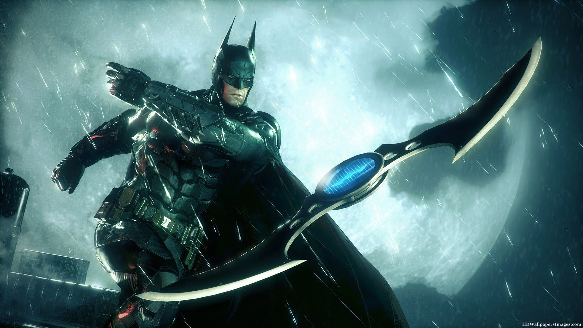 Batman Arkham Knight Batmobile città, 1920x1080 1080p, PC Desktop