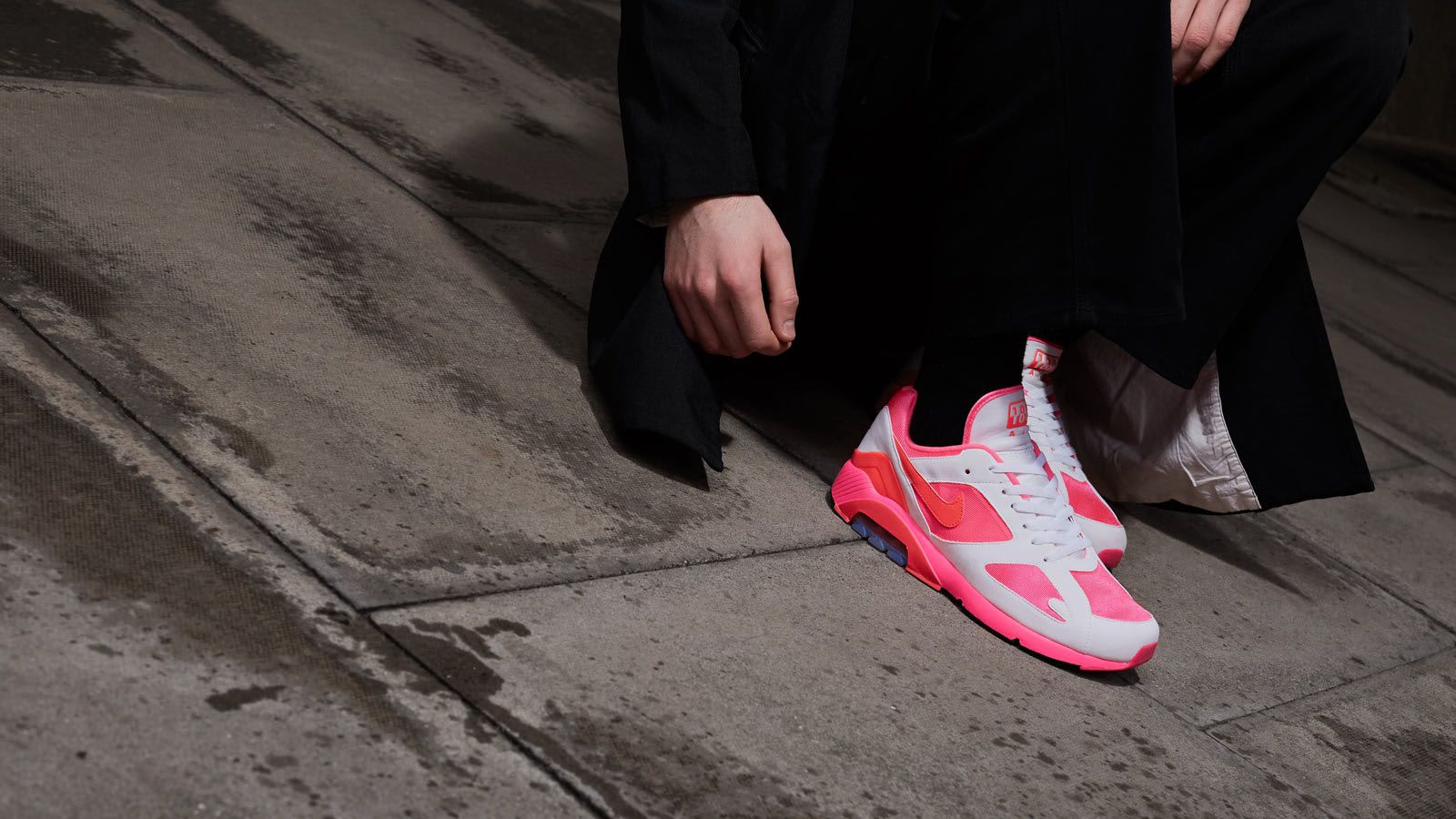 Nike CDG Air Max rosa, abbigliamento sportivo, 1600x900 HD, Desktop