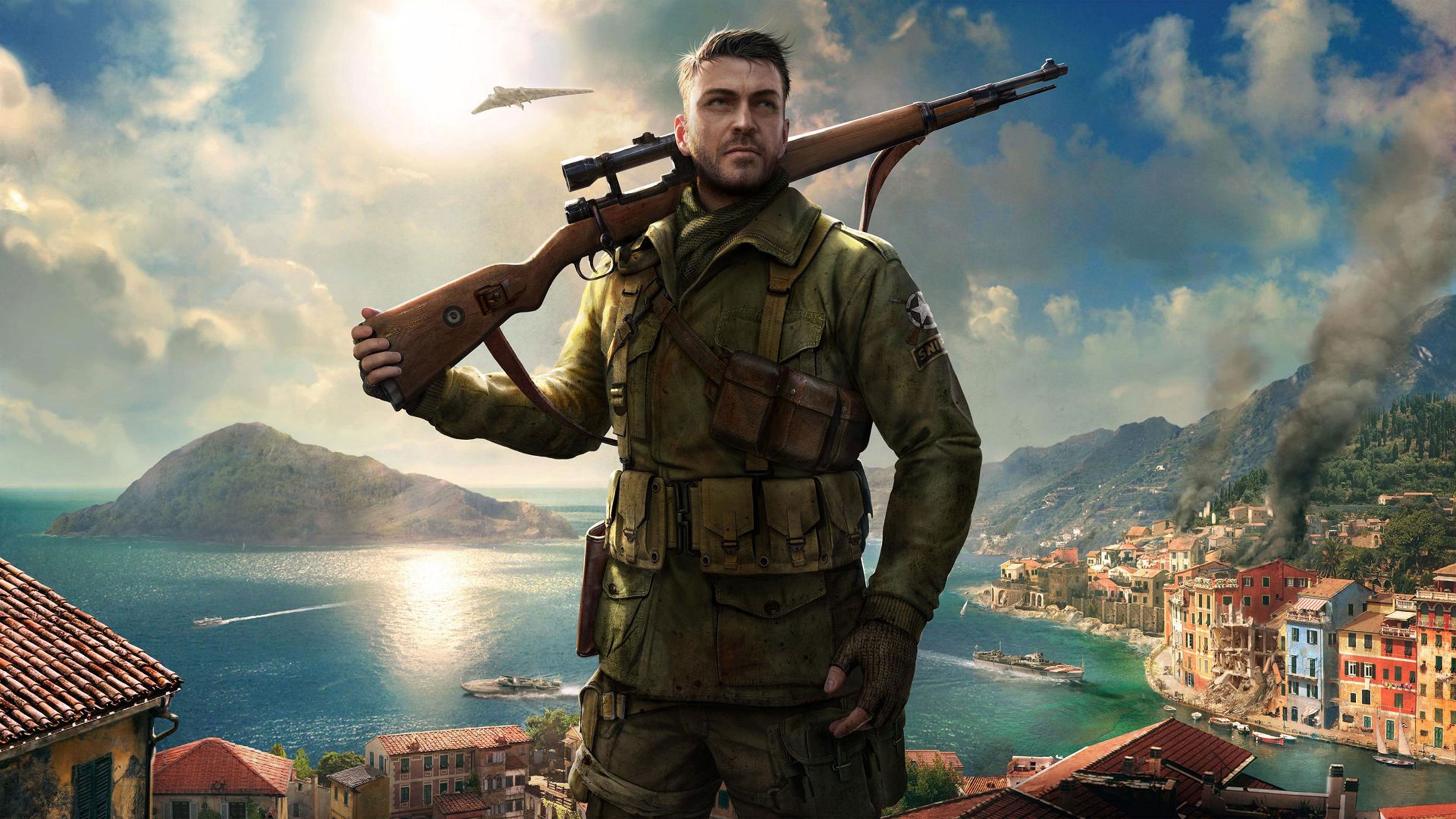 Sniper Elite 4 cecchino, 3840x2160 4K Ultra HD, Monitor 4K