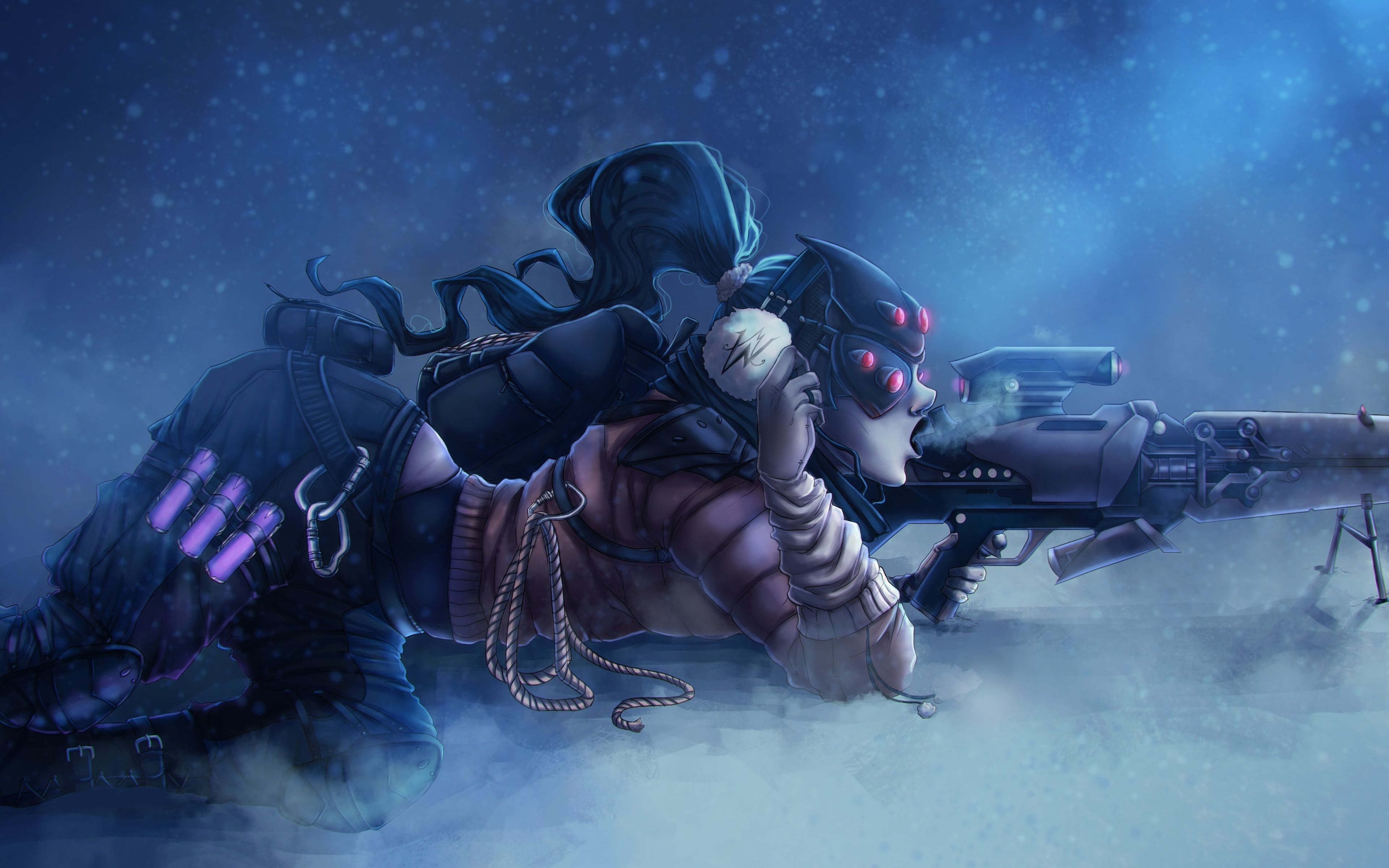Widowmaker Overwatch cecchino, 3840x2400 Ultra HD, Monitor 4K