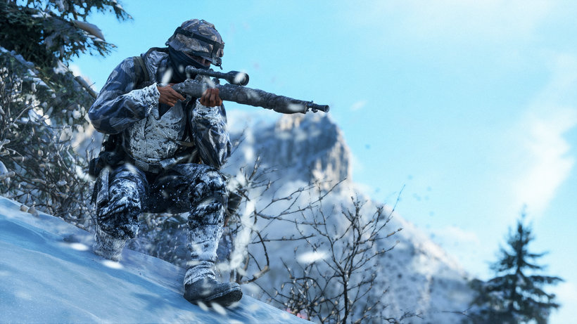 Cecchino Battlefield 5 neve, 3840x2160 UHD, PC 4K