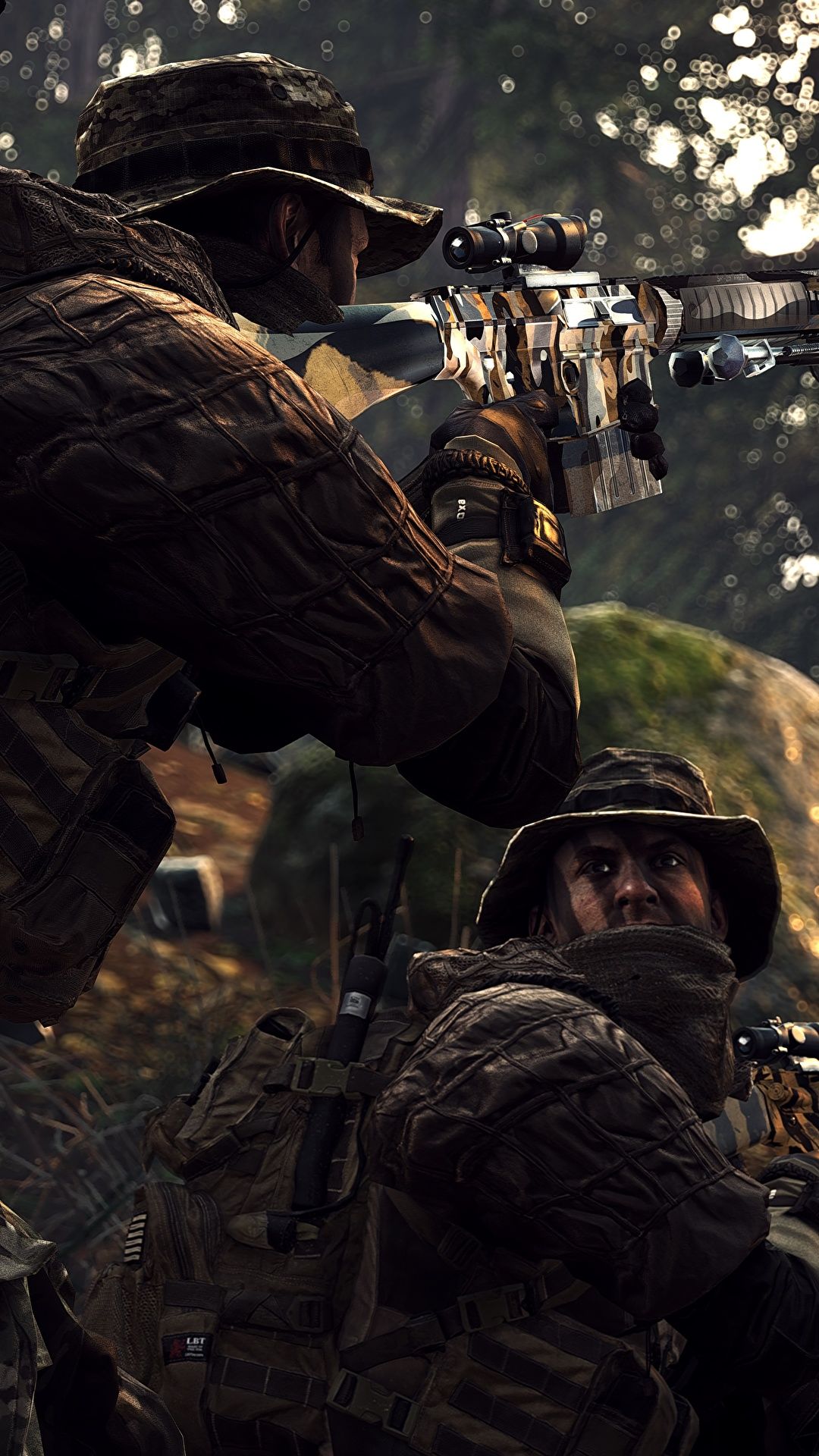 Cecchino Battlefield 4 giungla, 1080x1920 Full HD Verticale, Samsung Galaxy