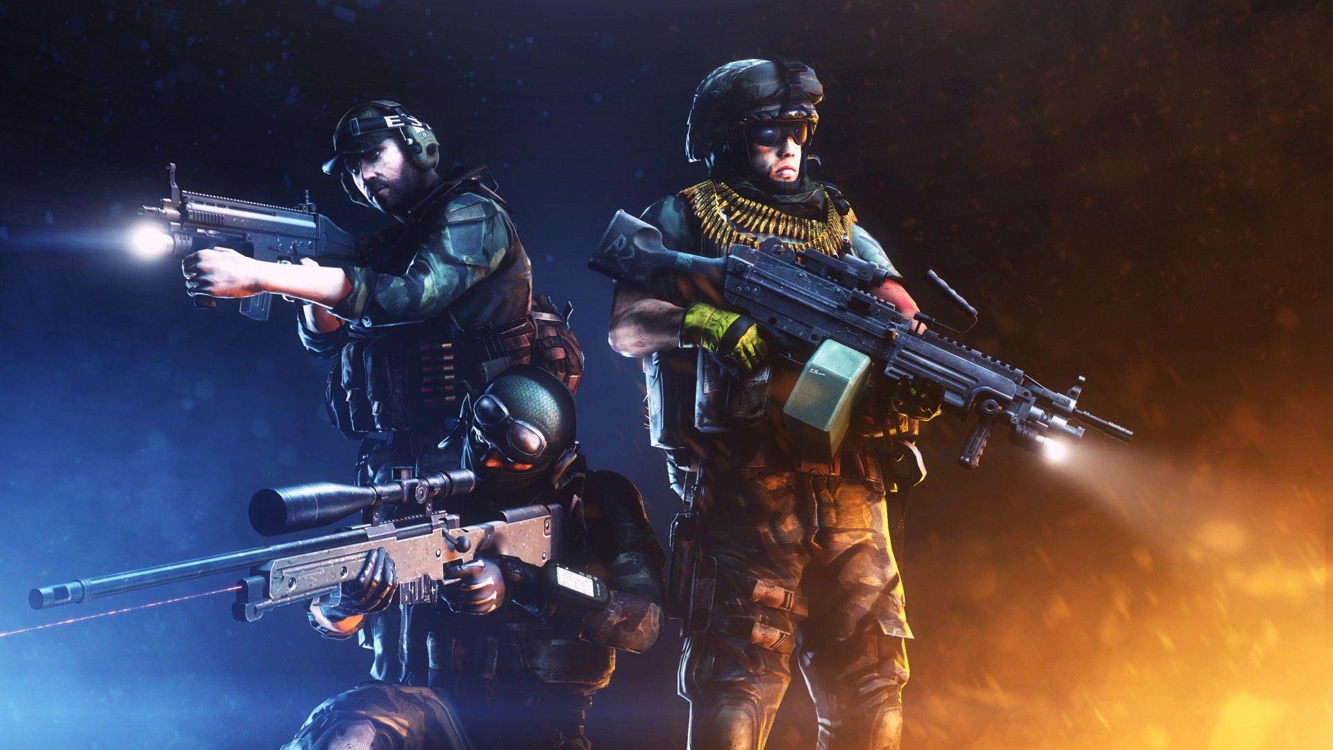Soldati cecchini Battlefield 4, 1920x1080 Full HD 1080p, PC
