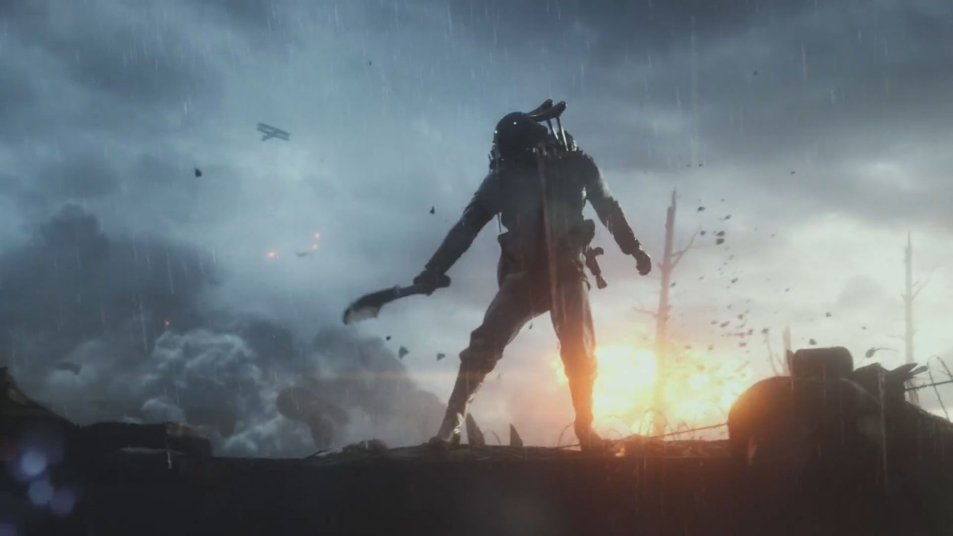 Soldato Battlefield 1 esplosione, 1920x1080 Full HD 1080p, PC