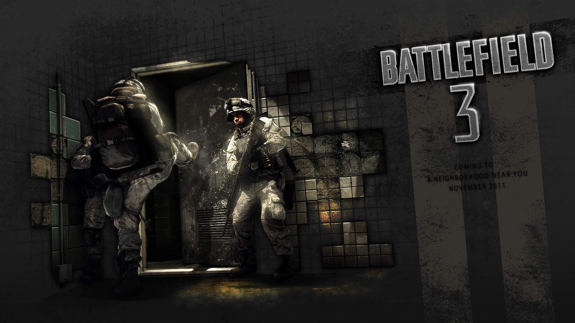 Battlefield 3 soldati porta, 1920x1080 1080p, Desktop