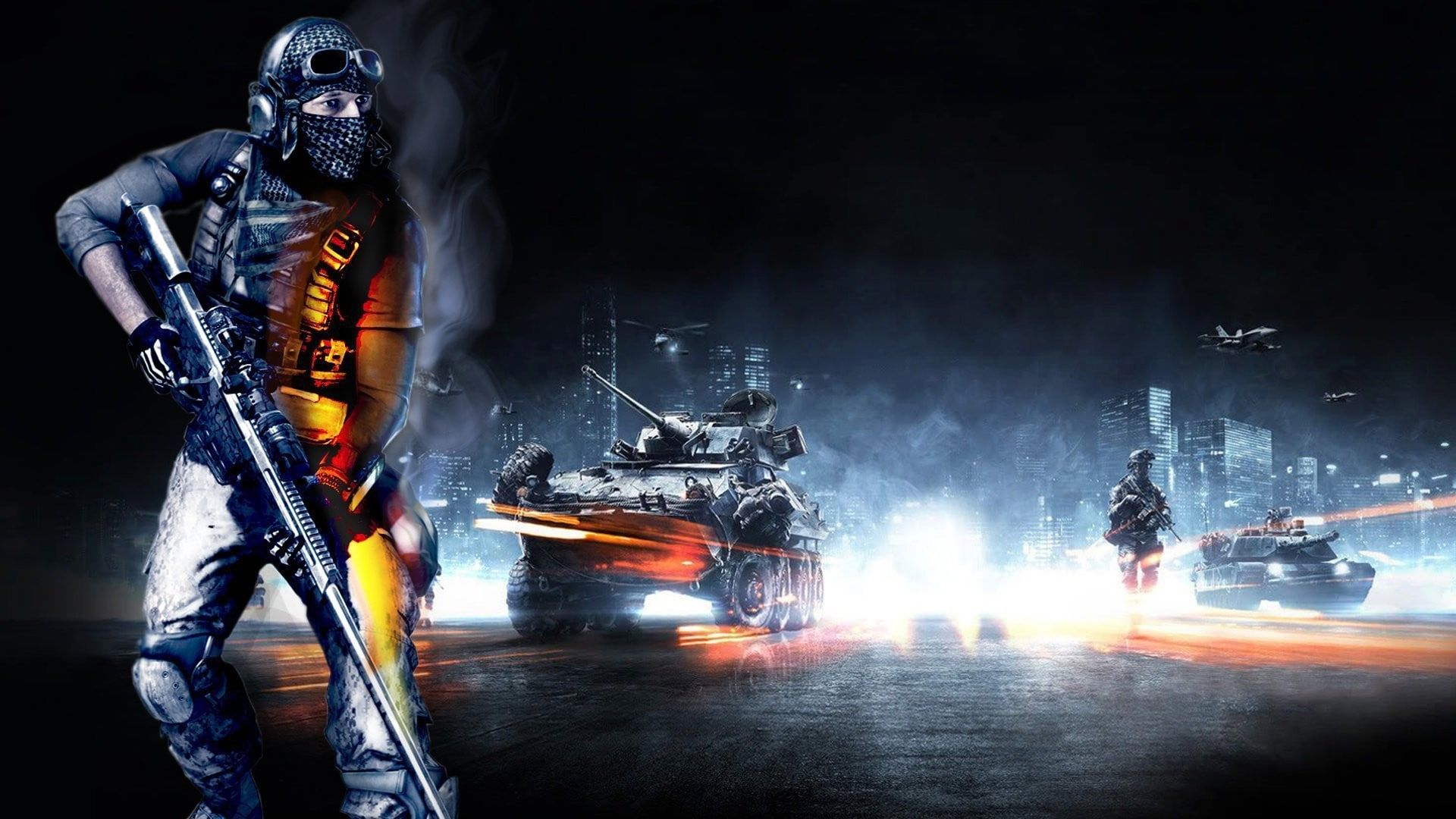 Cecchino Battlefield con fucile, 1920x1080 Full HD 1080p, Desktop