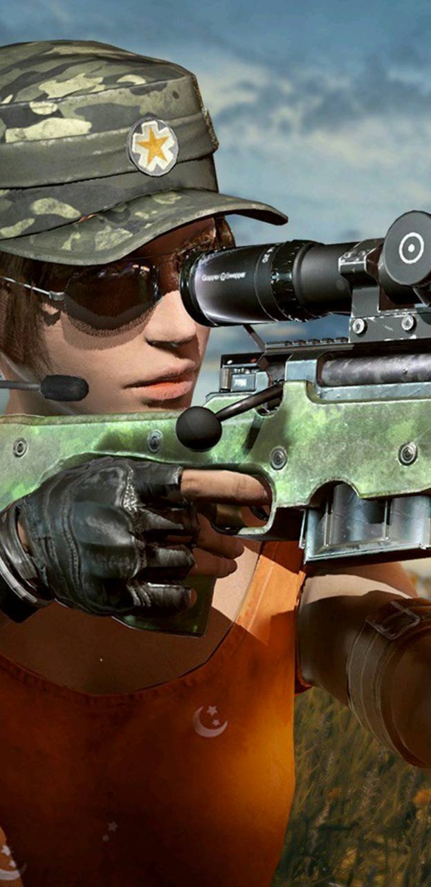 Cecchino PUBG con fucile, 623x1280 Full HD Verticale, iPhone