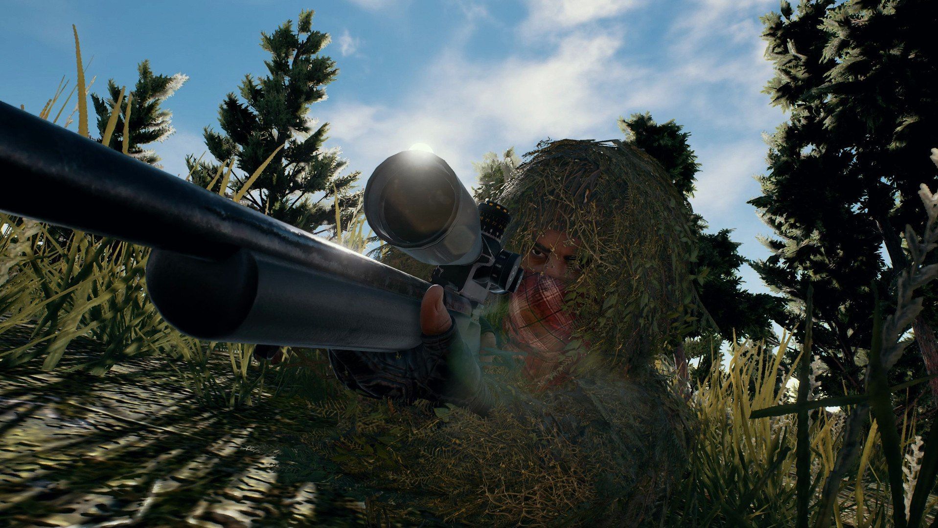 Cecchino PUBG con ghillie suit, 1917x1080 HD, Desktop