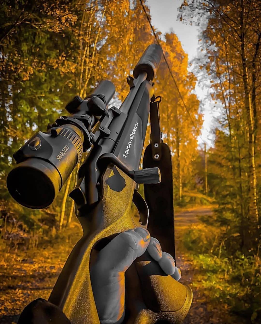 Cecchino PUBG nel bosco autunnale, 1080x1337 Verticale, Mobile