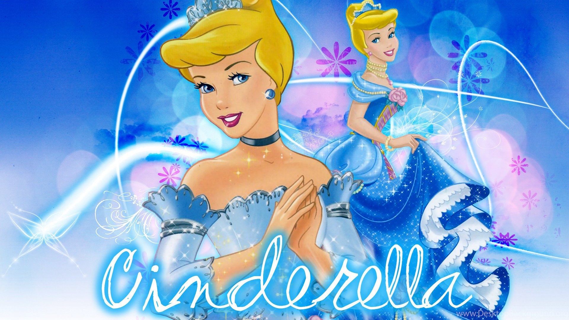 Cenerentola Disney principessa blu, 1920x1080 1080p, Desktop