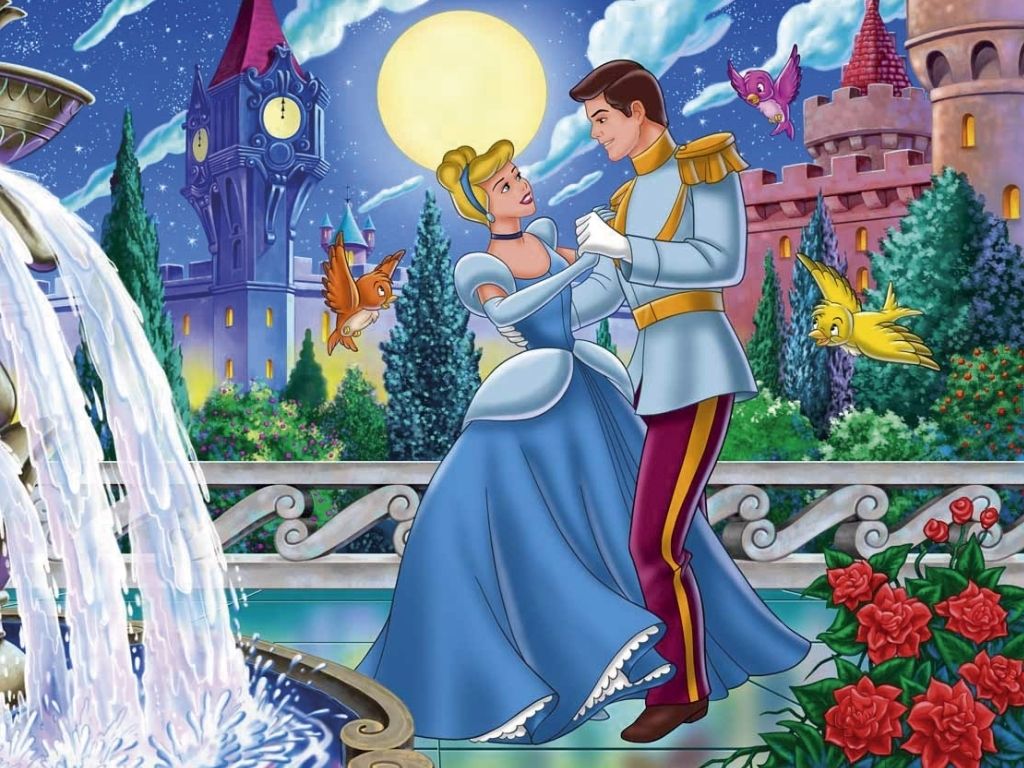 Cenerentola e principe che ballano, 1024x768 HD, Desktop