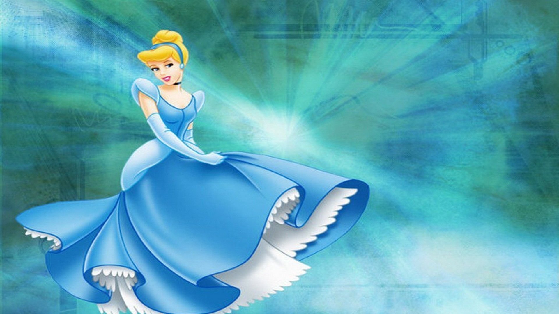 Cenerentola Disney abito blu, 1920x1080 Full HD, PC Desktop
