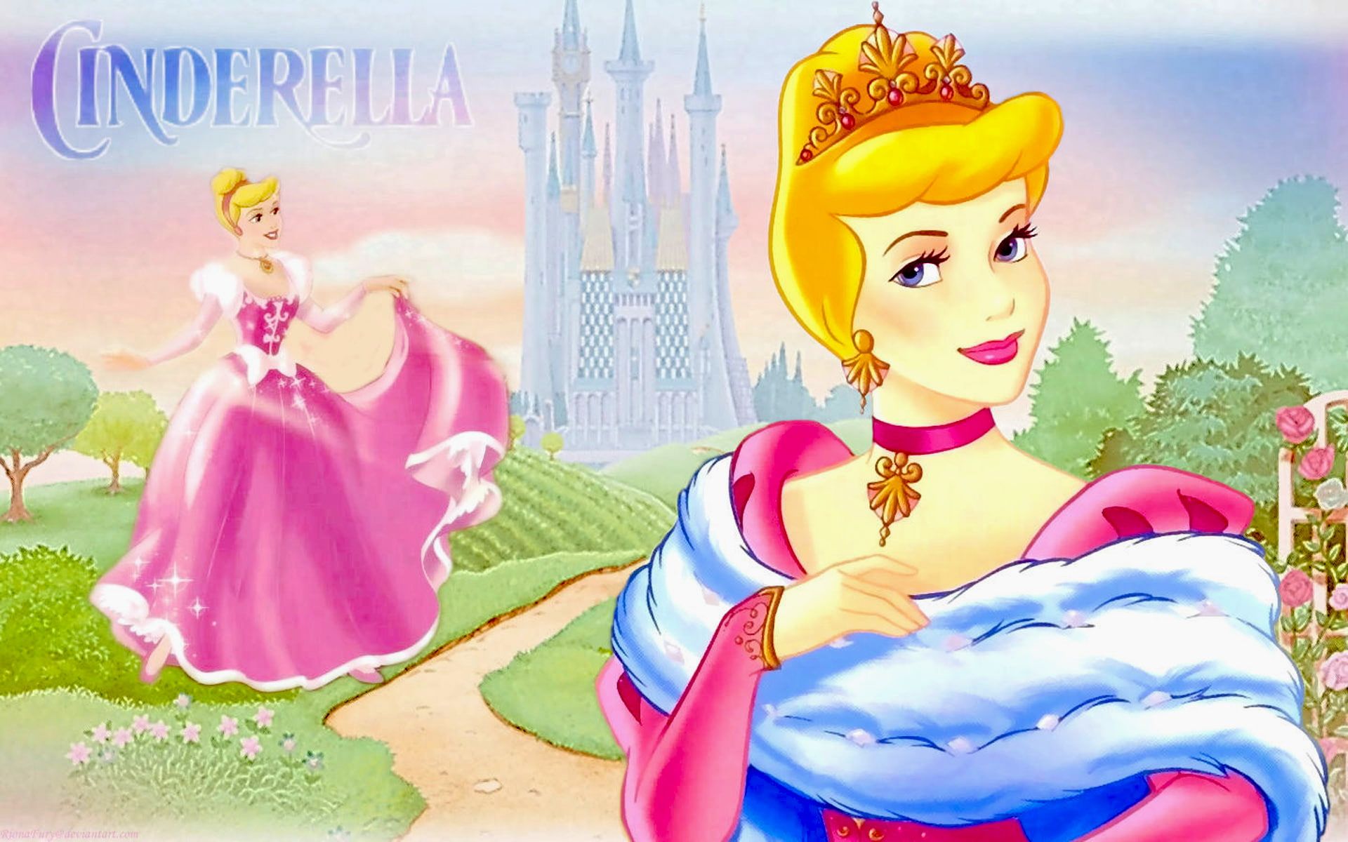 Cenerentola Disney principessa castello, 1920x1200 WUXGA, Laptop