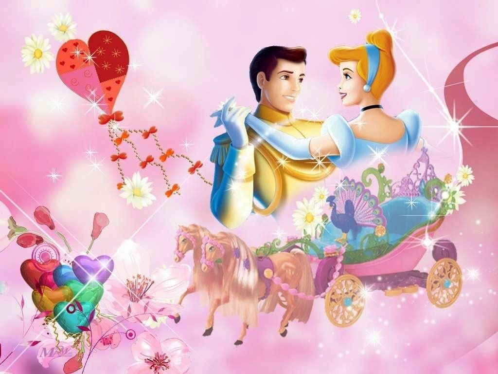 Cenerentola e principe carrozza, 1024x768 HD, Laptop
