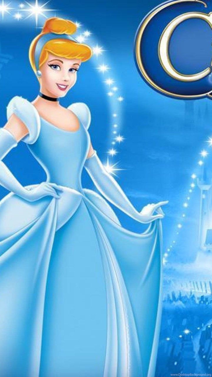 Cenerentola Disney principessa abito blu, 720x1280 Verticale, Telefono