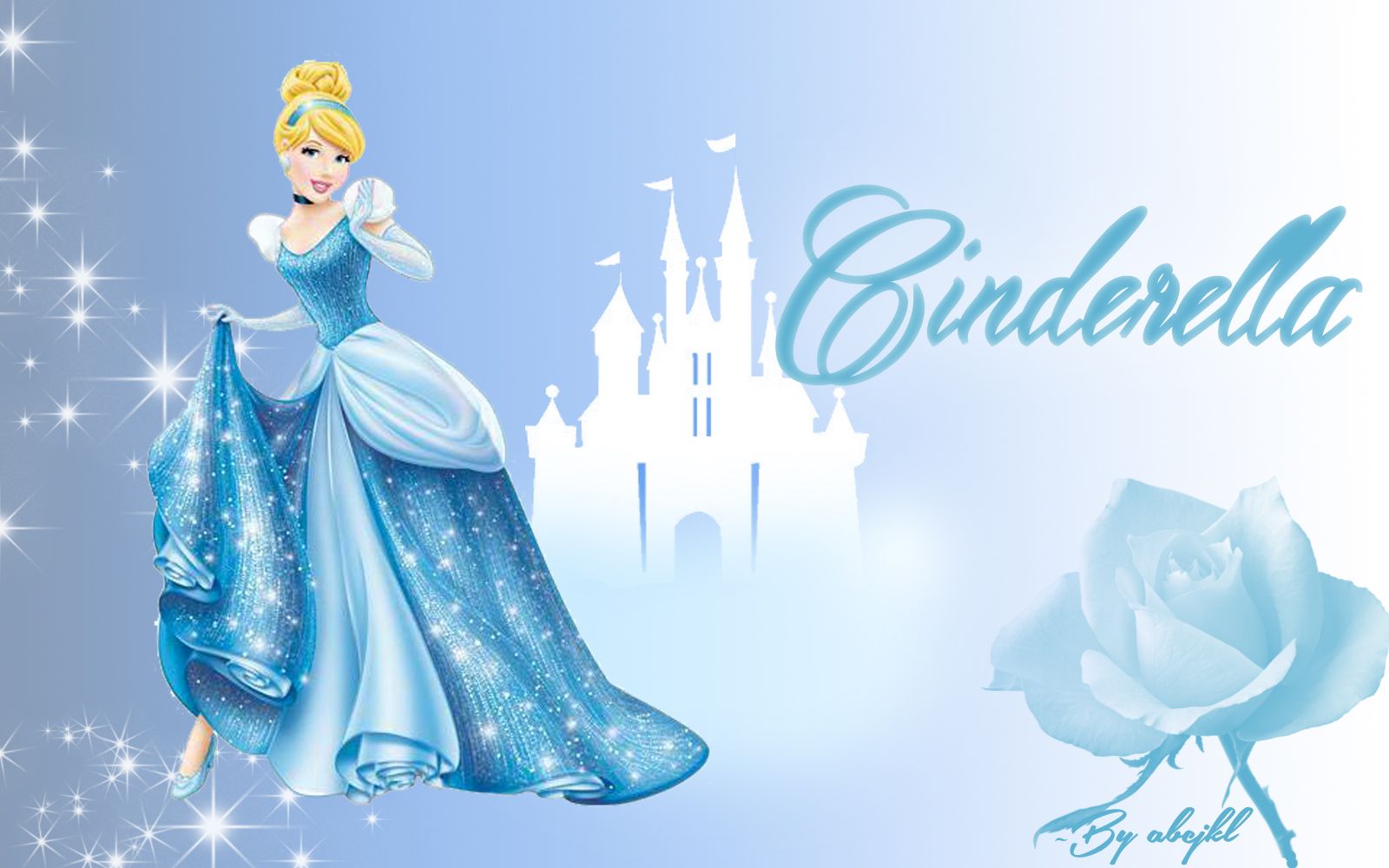 Cenerentola principessa vestito blu, 1600x1000 HD Ready, PC