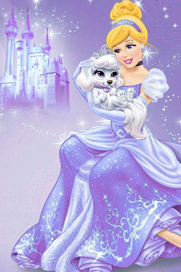 Cenerentola con cagnolino bianco, 736x1104 Verticale, Mobile