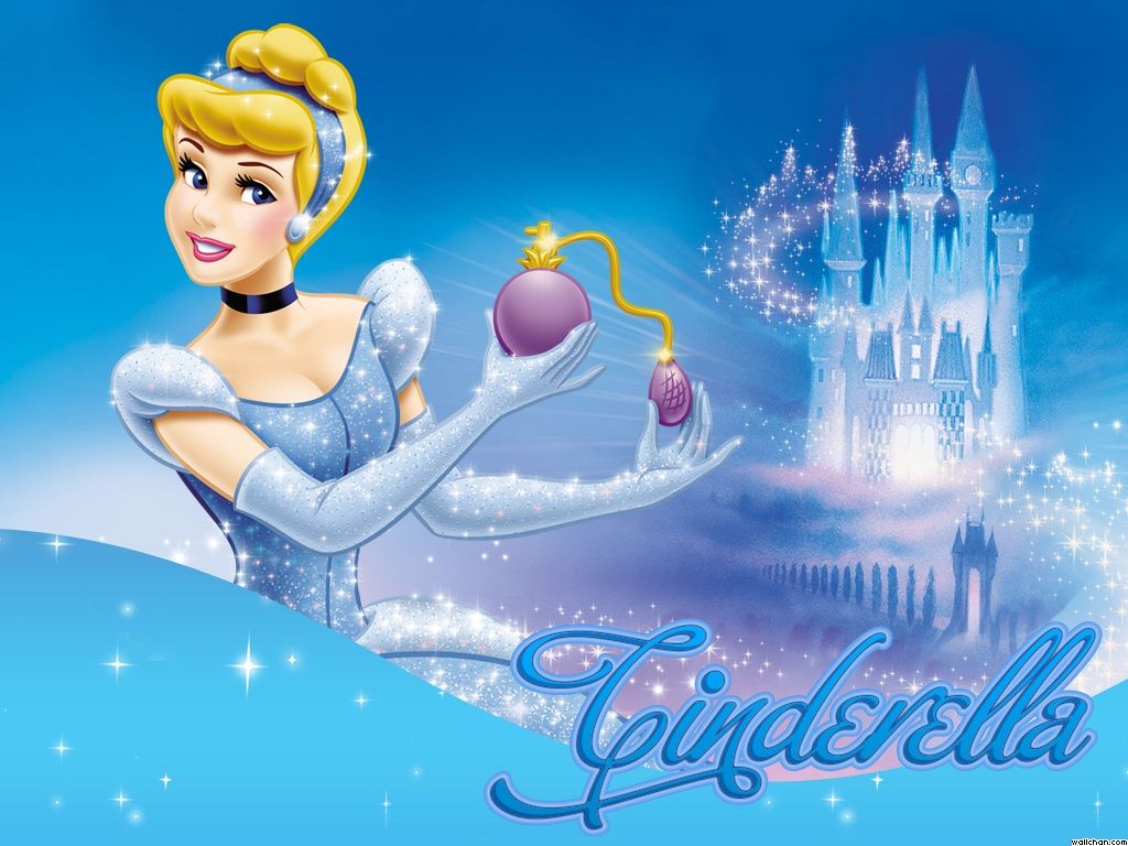 Cenerentola Disney con castello, 1024x768 HD, Desktop
