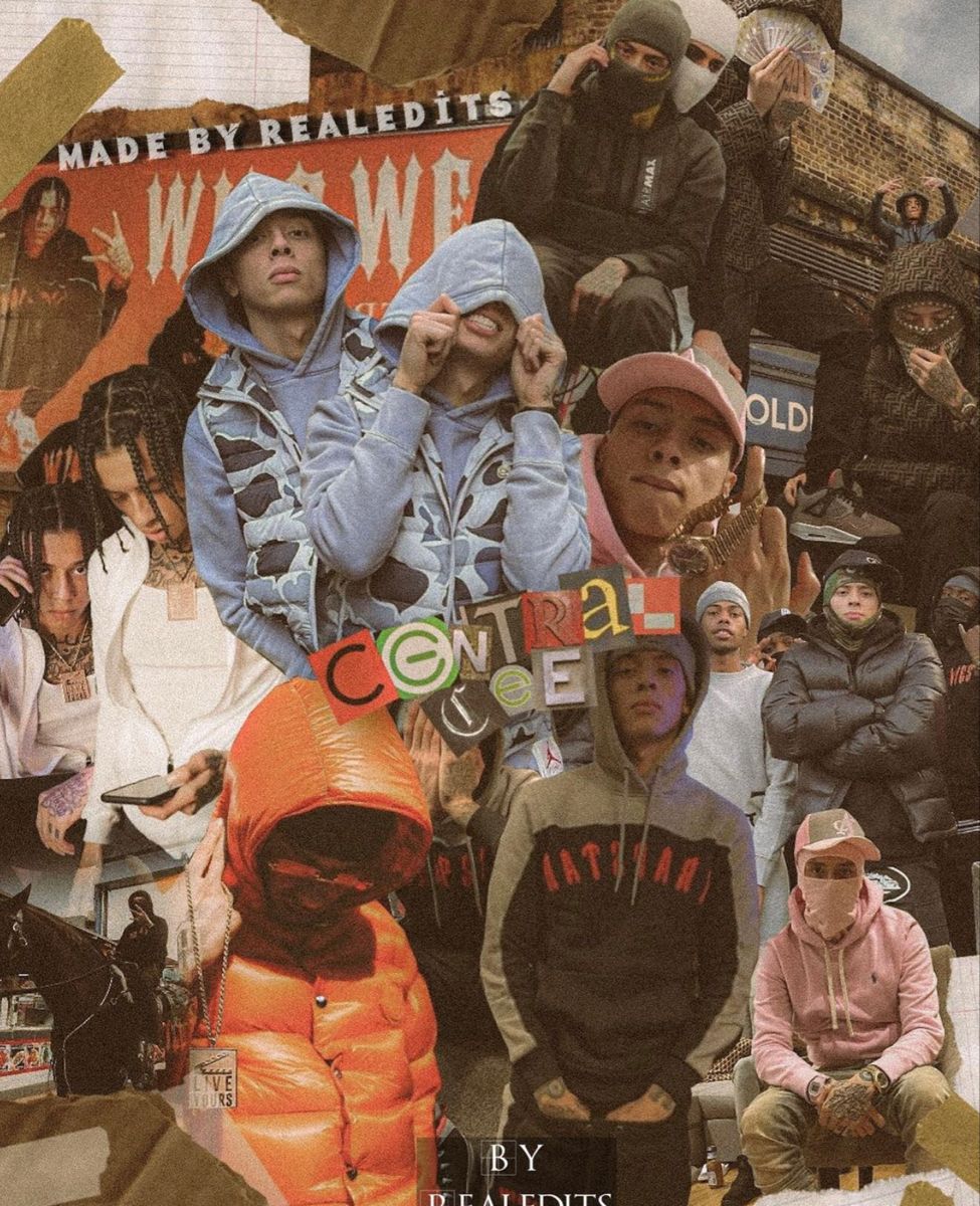 Central Cee collage rapper, 975x1200 Verticale, Mobile
