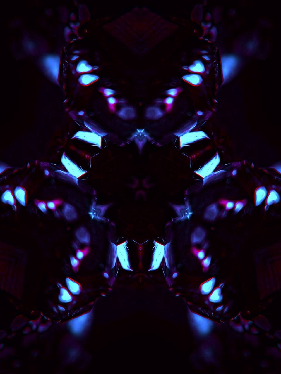 Cervello astratto con tentacoli e occhi, 2560x1600 2K, Desktop