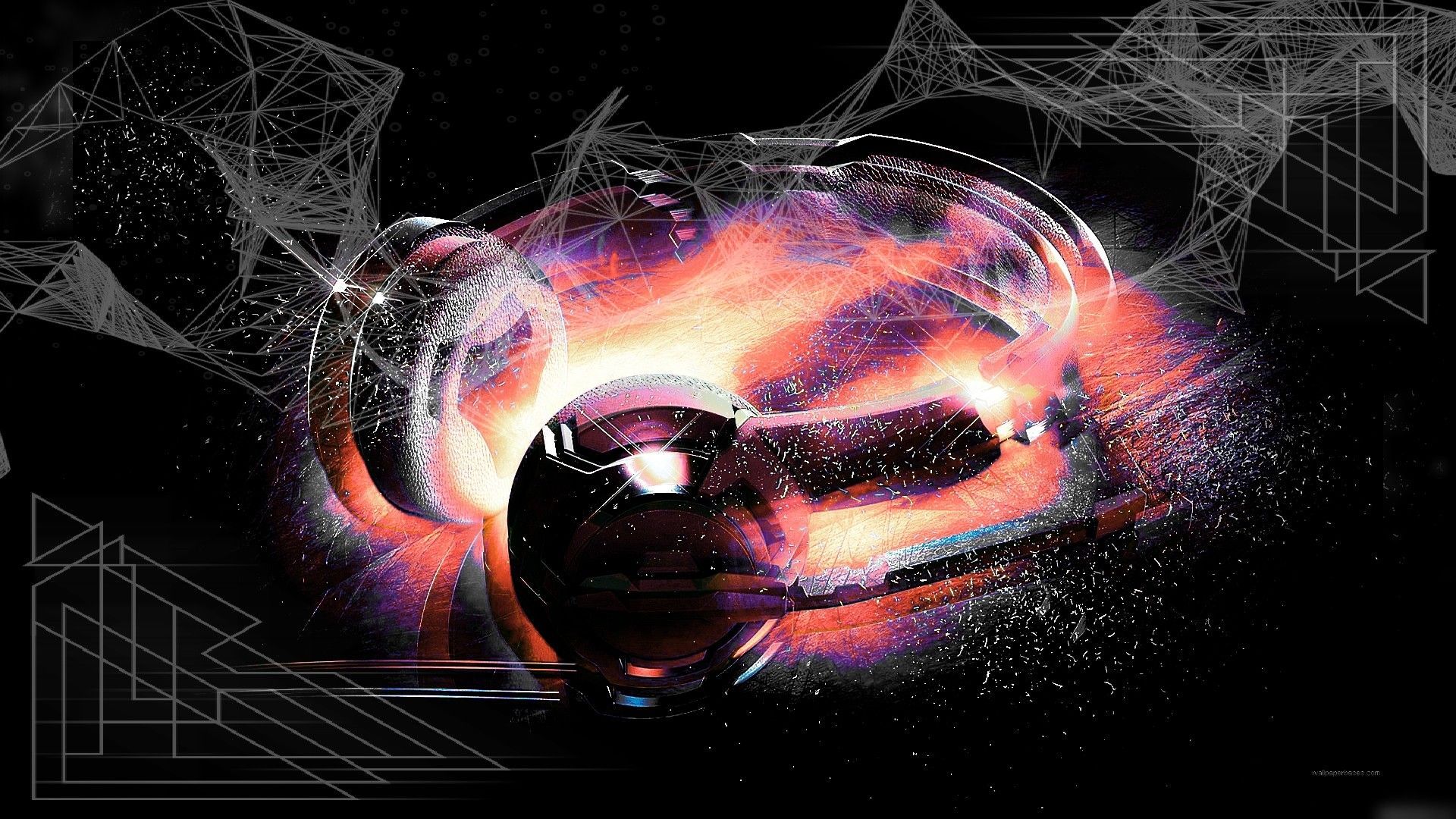 Cervello astratto colorato surreale, 1366x768 720p, PC