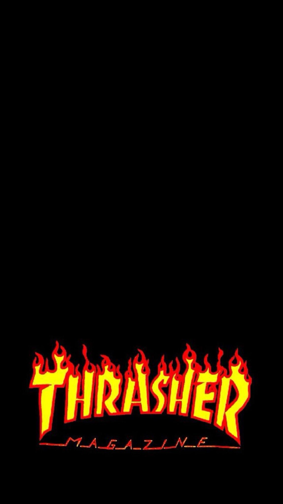 Logo Thrasher fiamme, 1150x2048 Verticale, Mobile