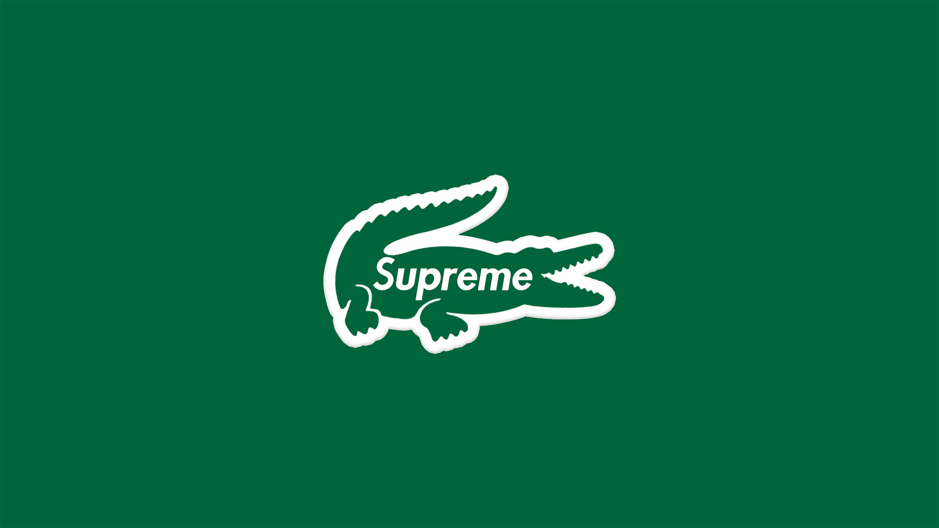 Logo Lacoste Supreme verde, 1920x1080 Full HD, Laptop