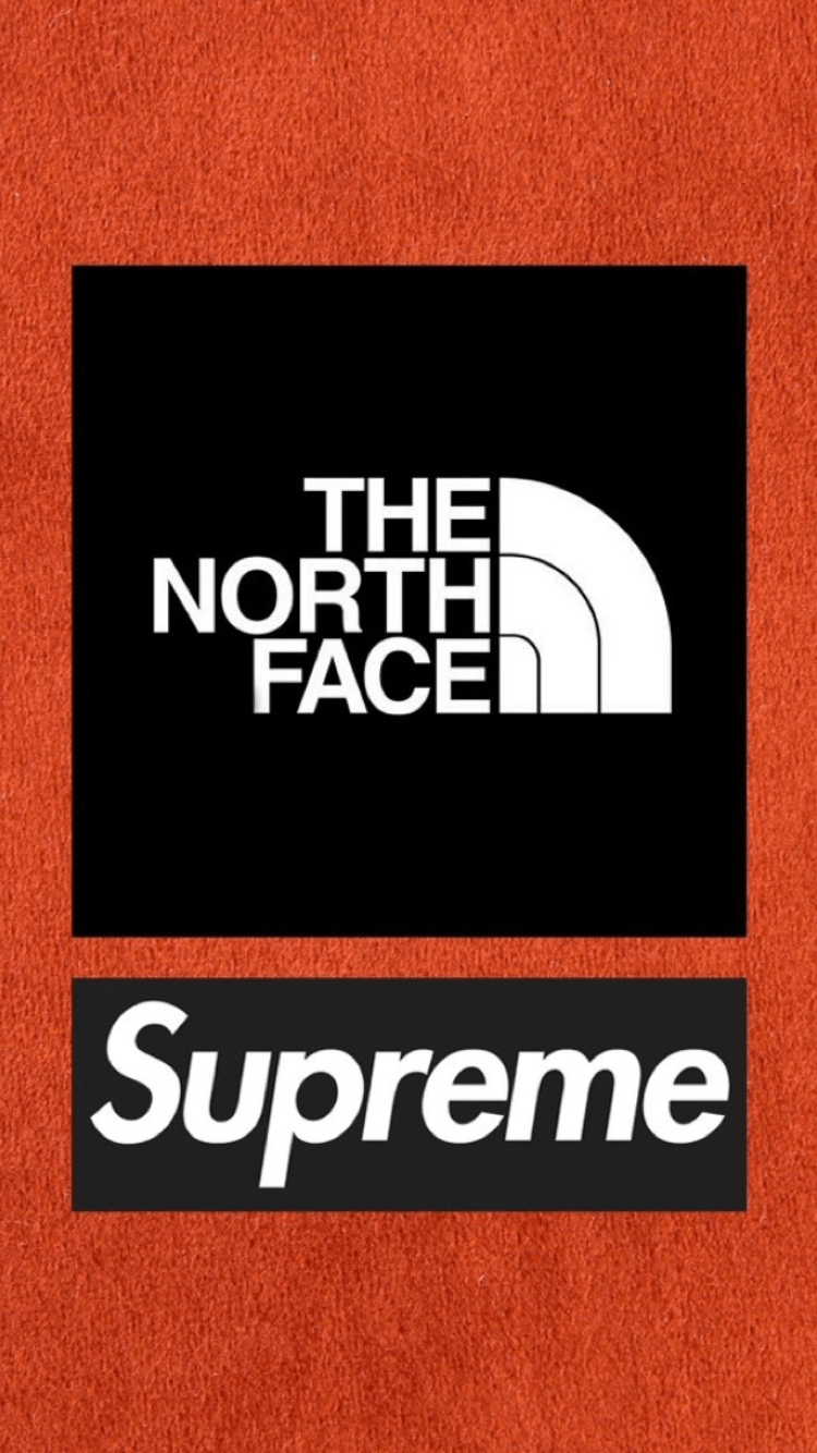 Supreme x The North Face logo, 750x1334 Verticale, Mobile