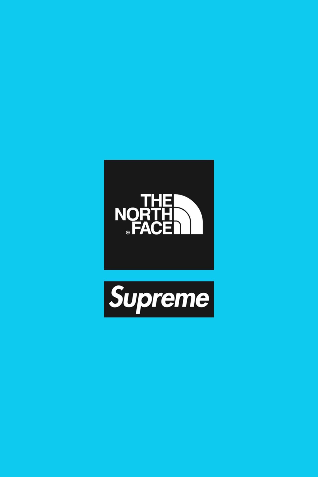 Logo Supreme The North Face, 1280x1920 Full HD Verticale, Smartphone