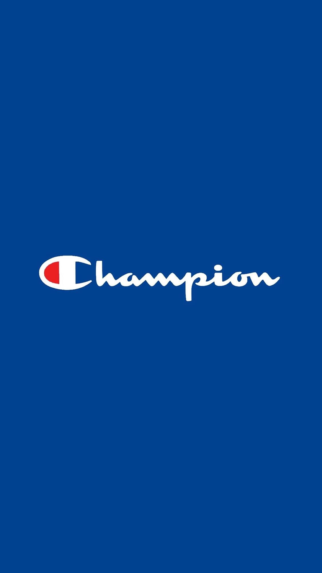Logo Champion su blu, 1125x2000 Full HD Verticale, Smartphone