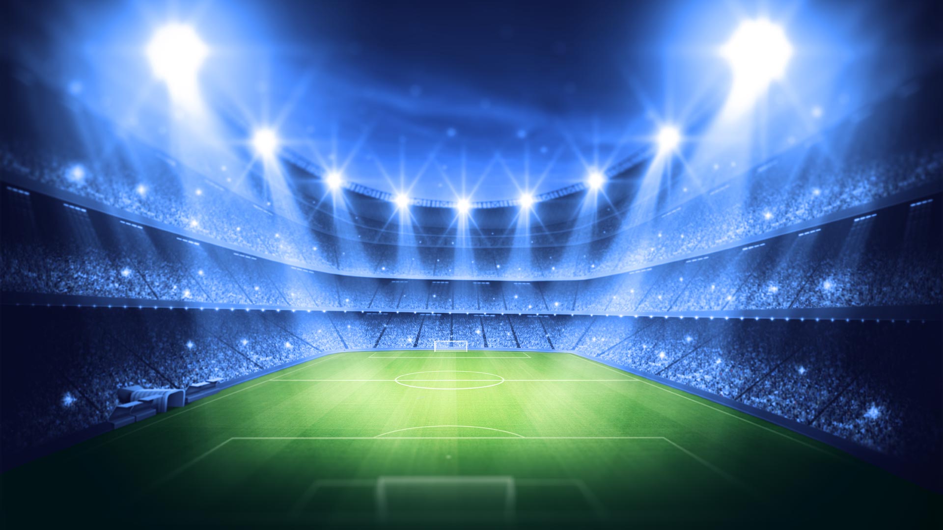 Stadio calcio luci notturne, 1920x1080 Full HD, Laptop