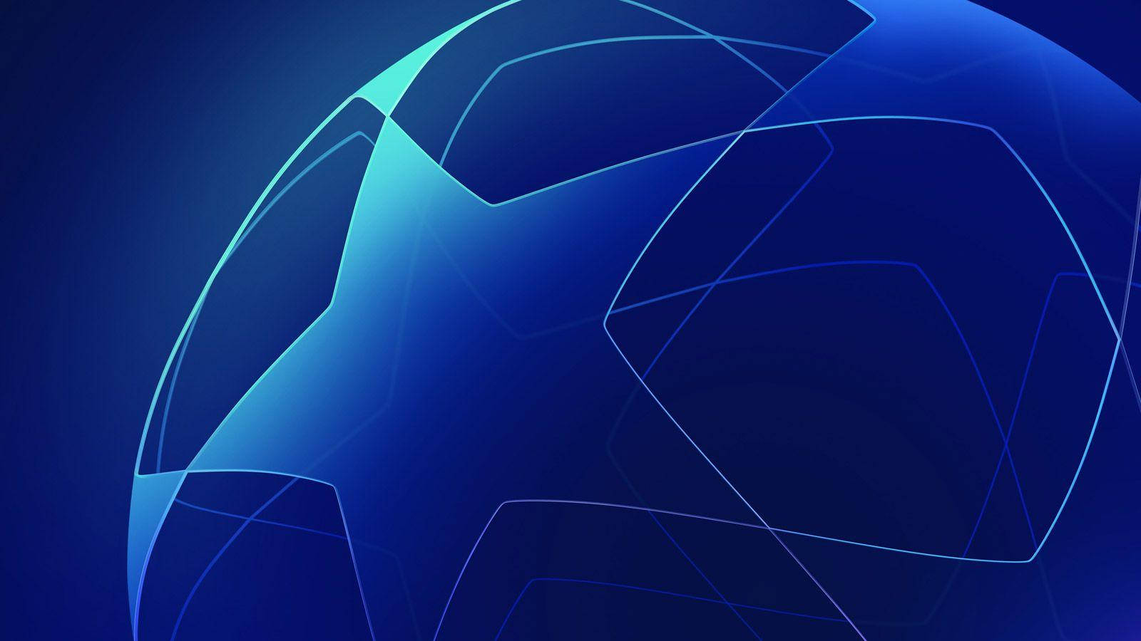 Logo Champions League stella blu, 1600x900 HD, PC