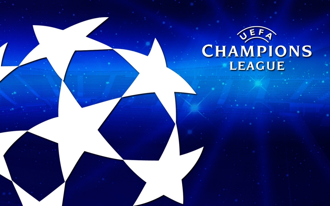 Logo UEFA Champions League blu, 1152x720 HD, PC Desktop
