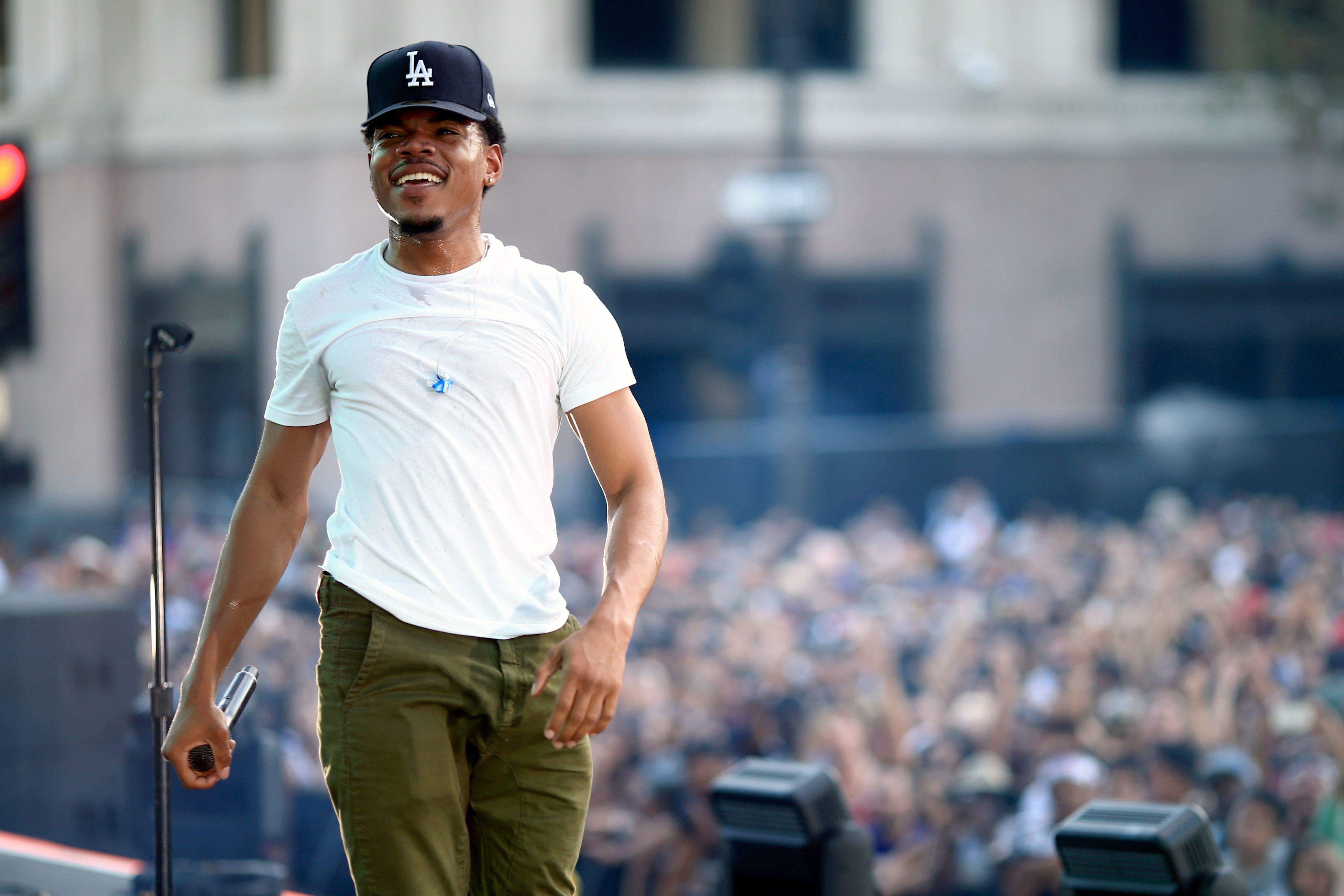 Chance the Rapper sul palco, 4570x3047 UHD, Monitor 4K