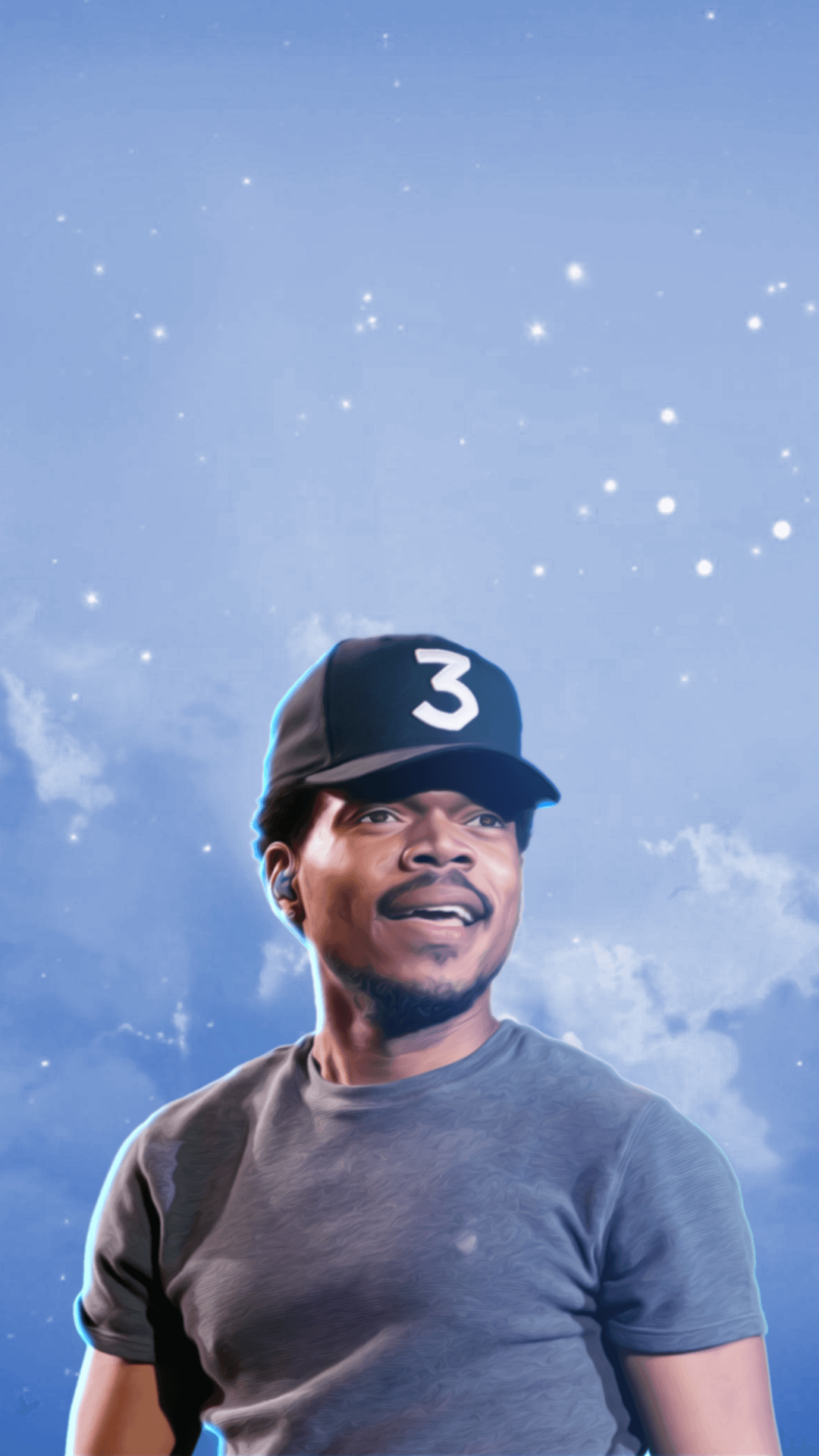 Chance the Rapper cappellino numero 3, 1080x1920 Full HD Verticale, Smartphone