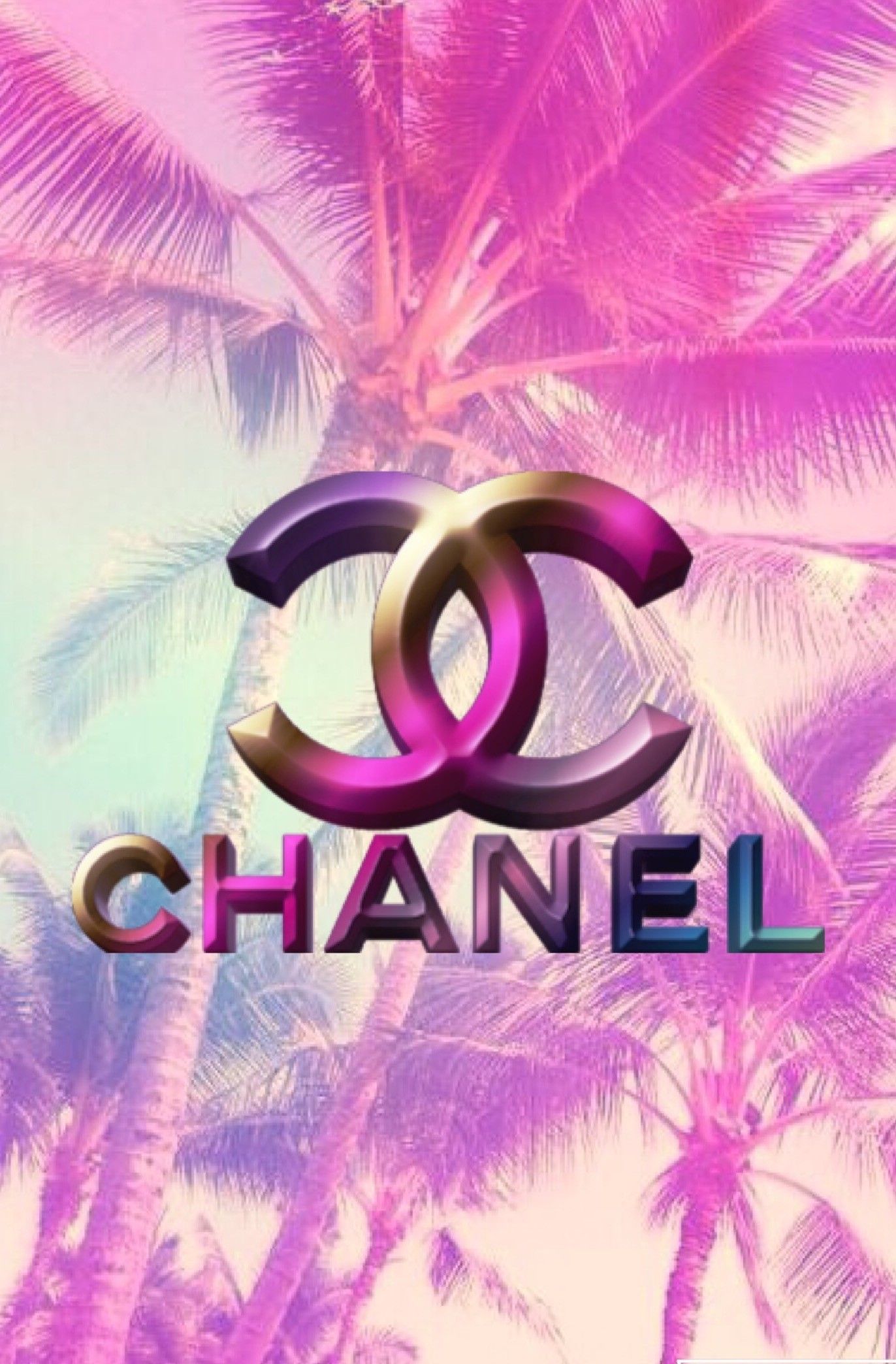 Logo Chanel diamanti sfondo nero, 1080x1920 Full HD Verticale, iPhone