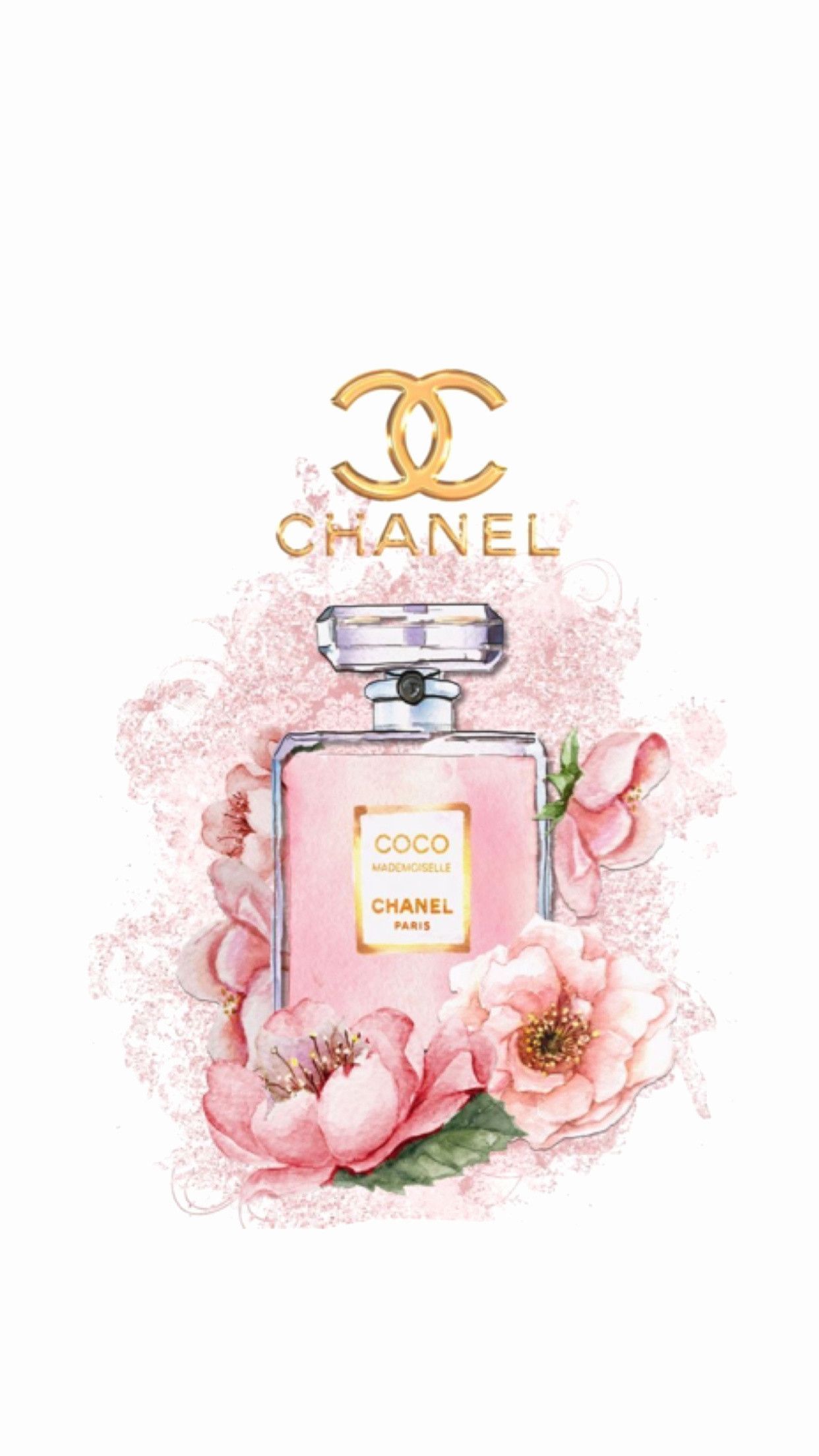 Profumo Chanel acquerello rosa, 1242x2208 Verticale, OnePlus