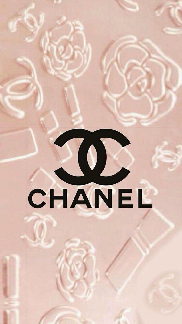 Logo Chanel rosa pastello, 750x1334 Full HD Verticale, iPhone