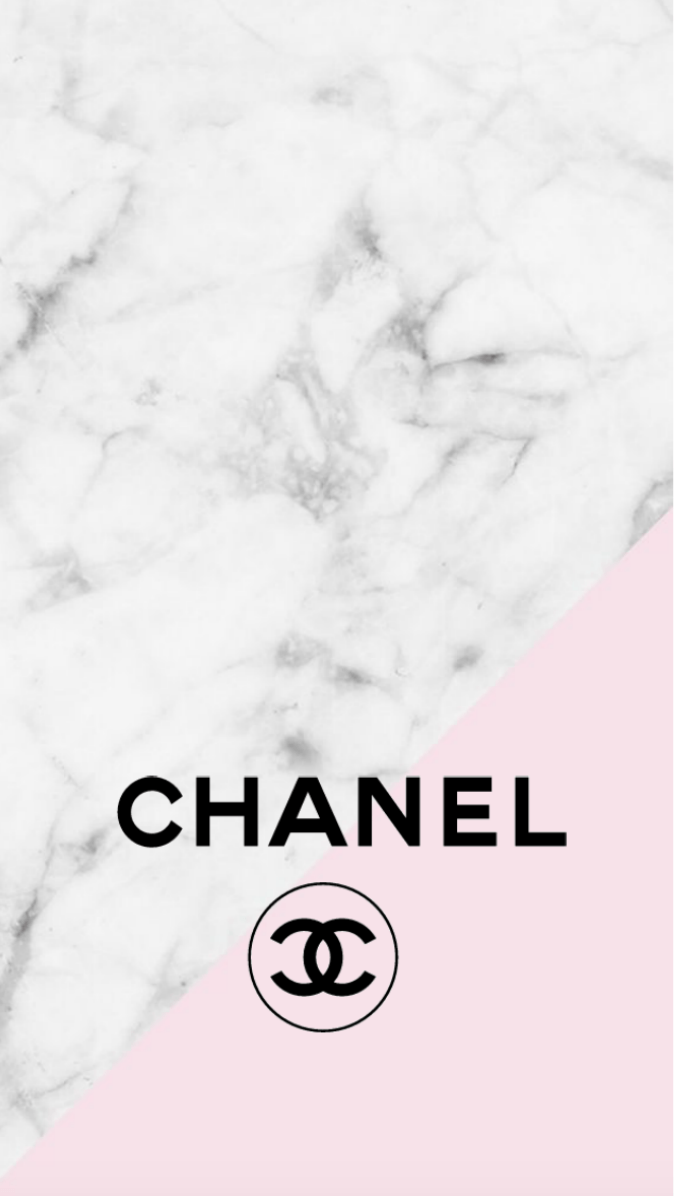 Logo Chanel marmo rosa, francese, 674x1196 Full HD Verticale, Smartphone