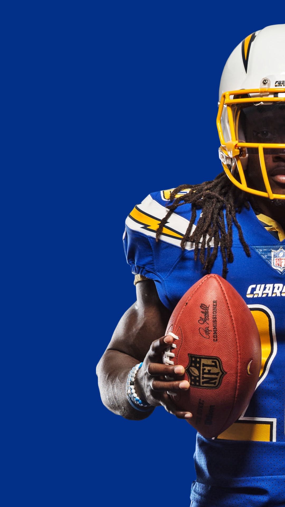 Giocatore football Los Angeles Chargers, Hollywood, 1080x1920 Full HD Verticale, iPhone Air