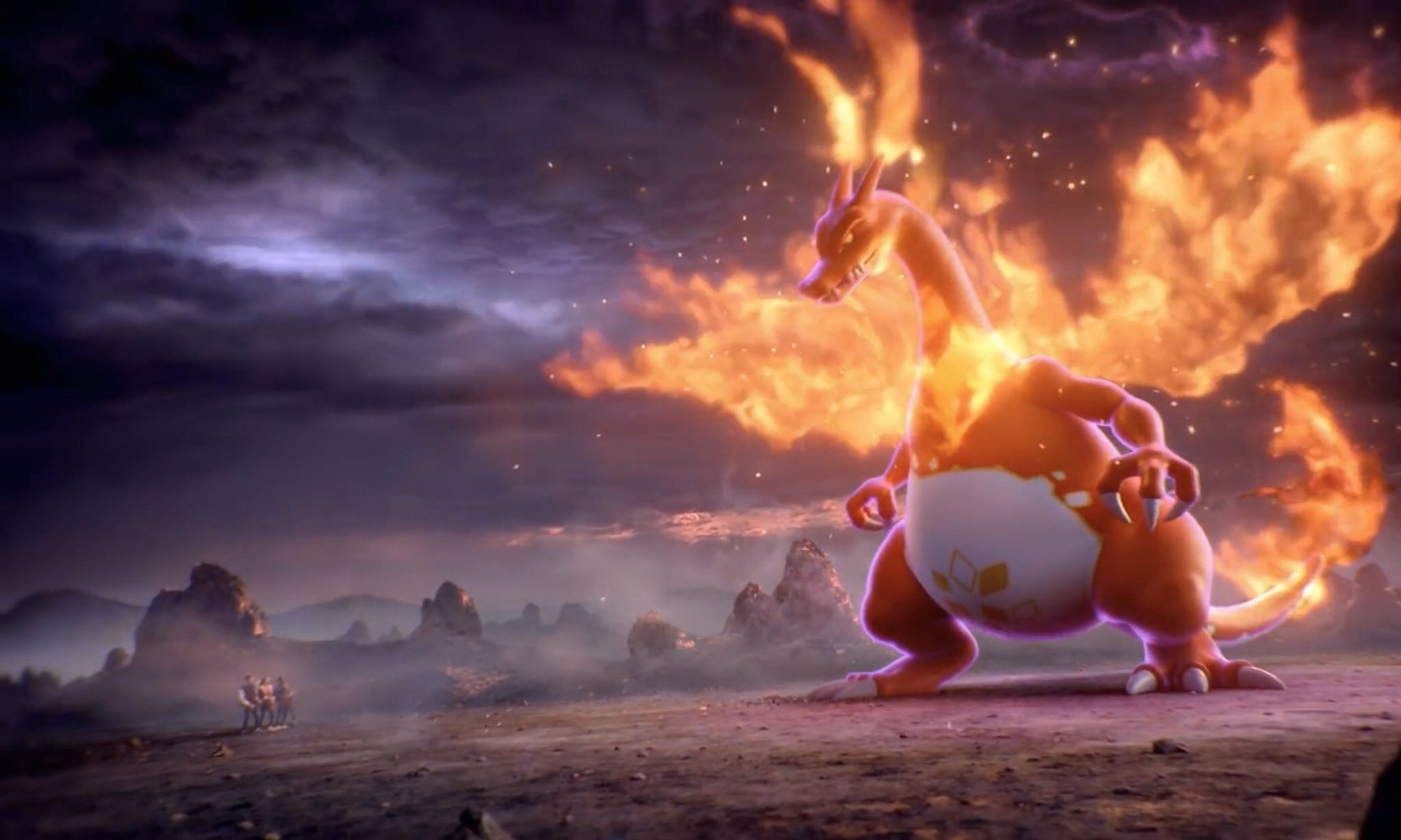 Gigantamax Charizard fiammeggiante, 2048x1228 Hi-Res, PC Desktop
