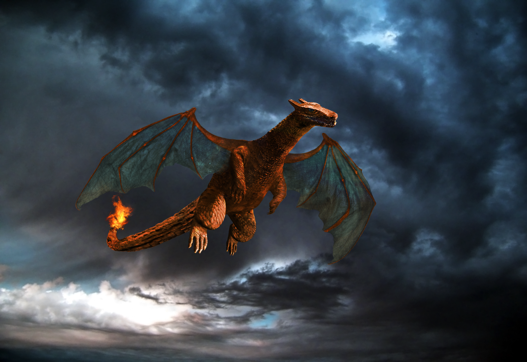 Charizard tra le nuvole, 2048x1406 Hi-Res, Desktop