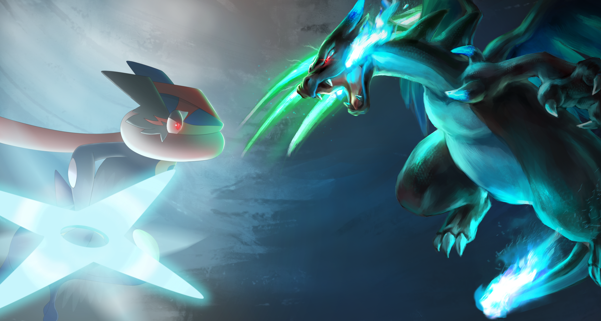 Mega Charizard X contro Pokémon, 1920x1026 Full HD, Laptop