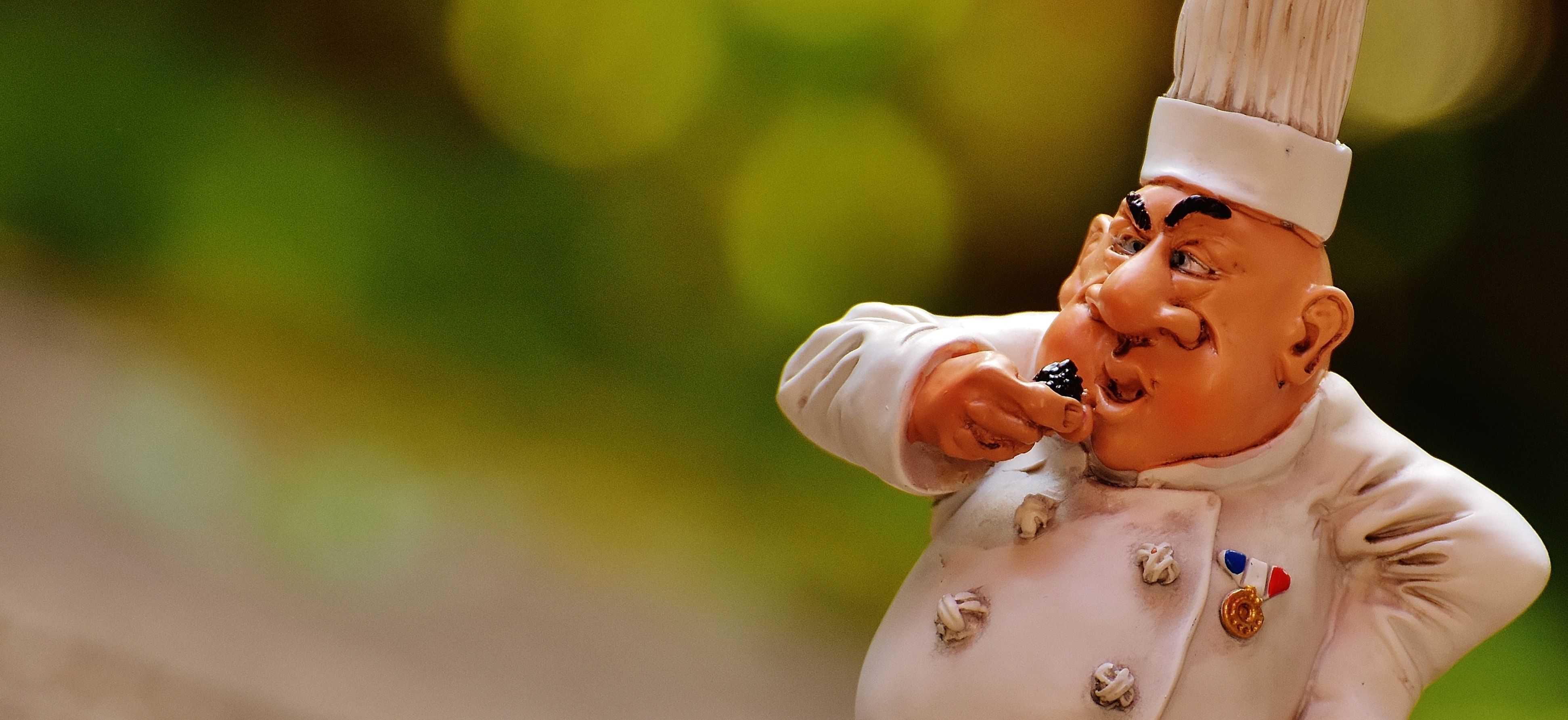 Statuetta chef divertente, 3885x1786 4K Ultra HD, Monitor 4K